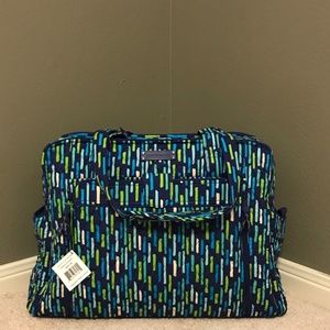 Vera Bradley Katalina Showers Large Stroll Around Diaper Bag